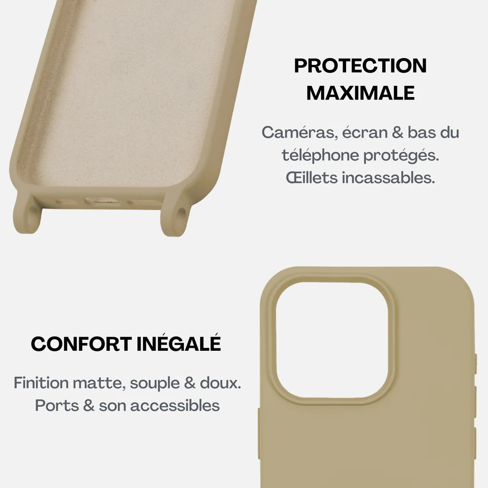 Coque Taupe + Noga Cuir Ginger