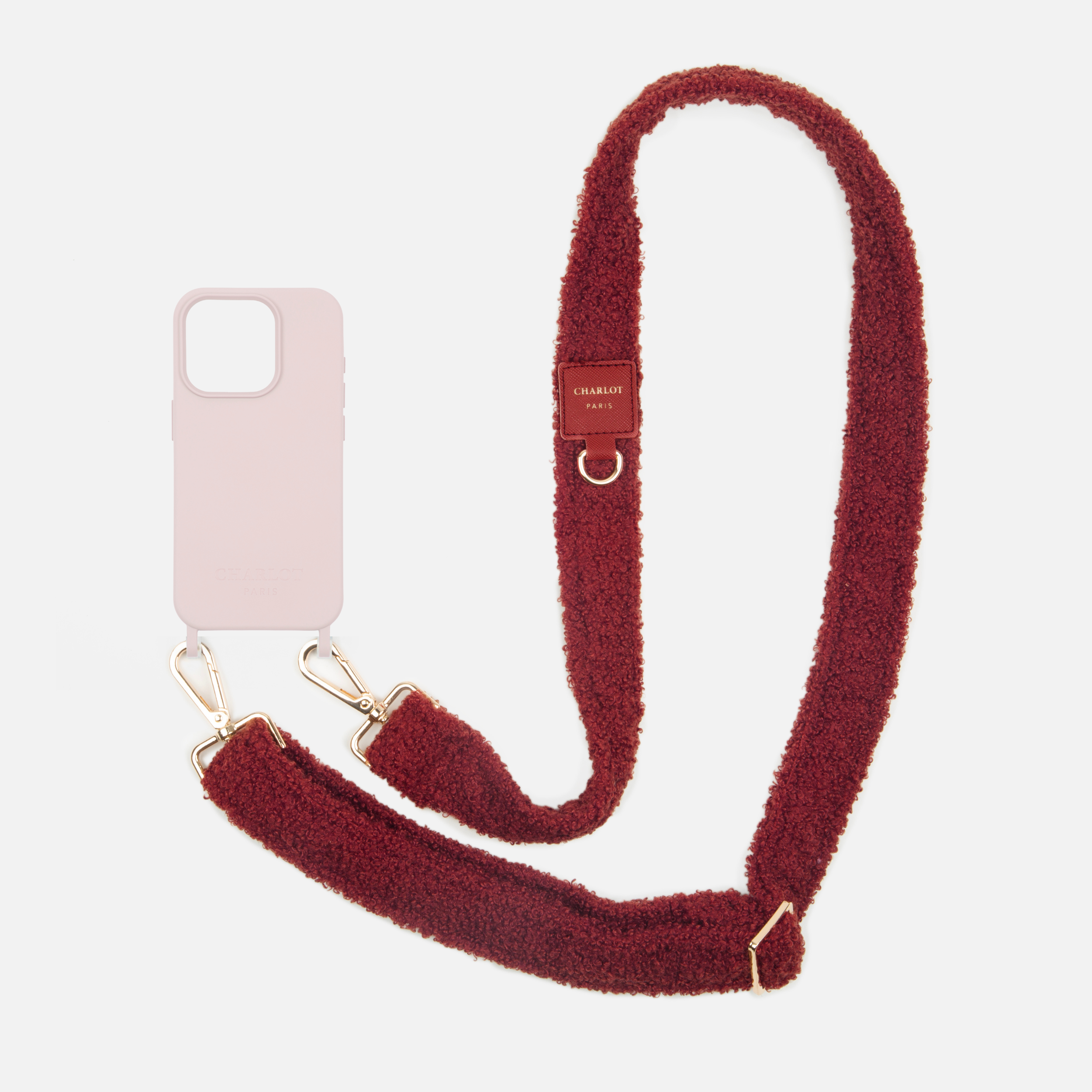 Coque Powder Pink + Teddy Cherry